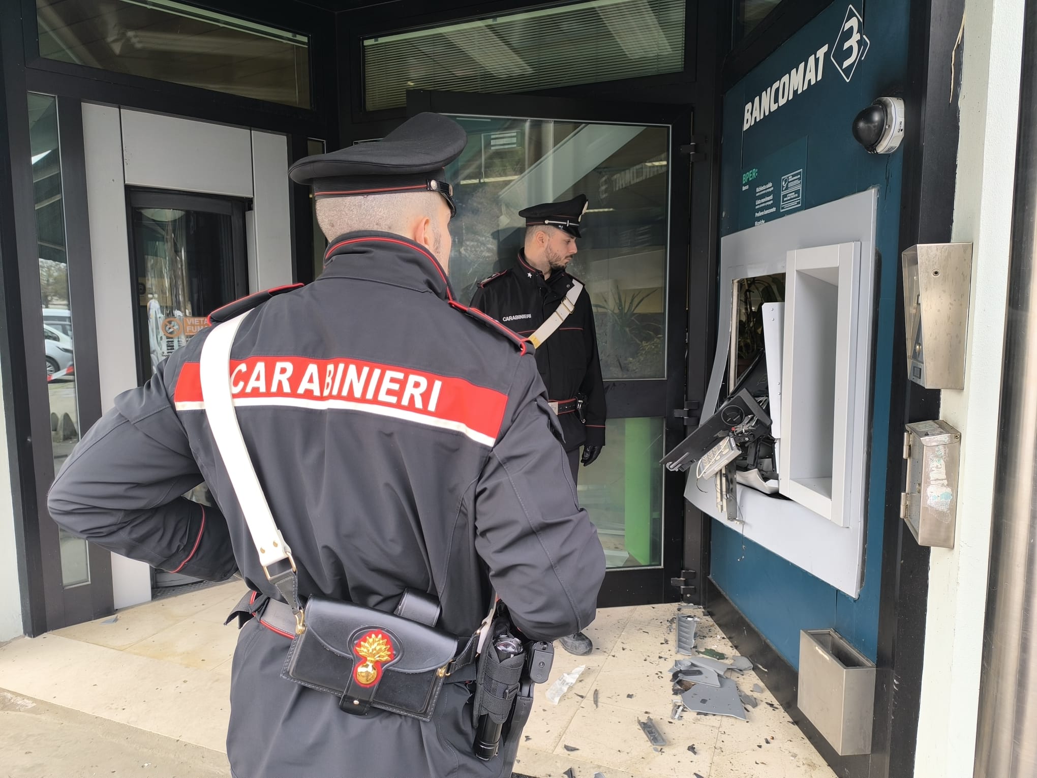 Bancomat Bagnacavallo Carabinieri