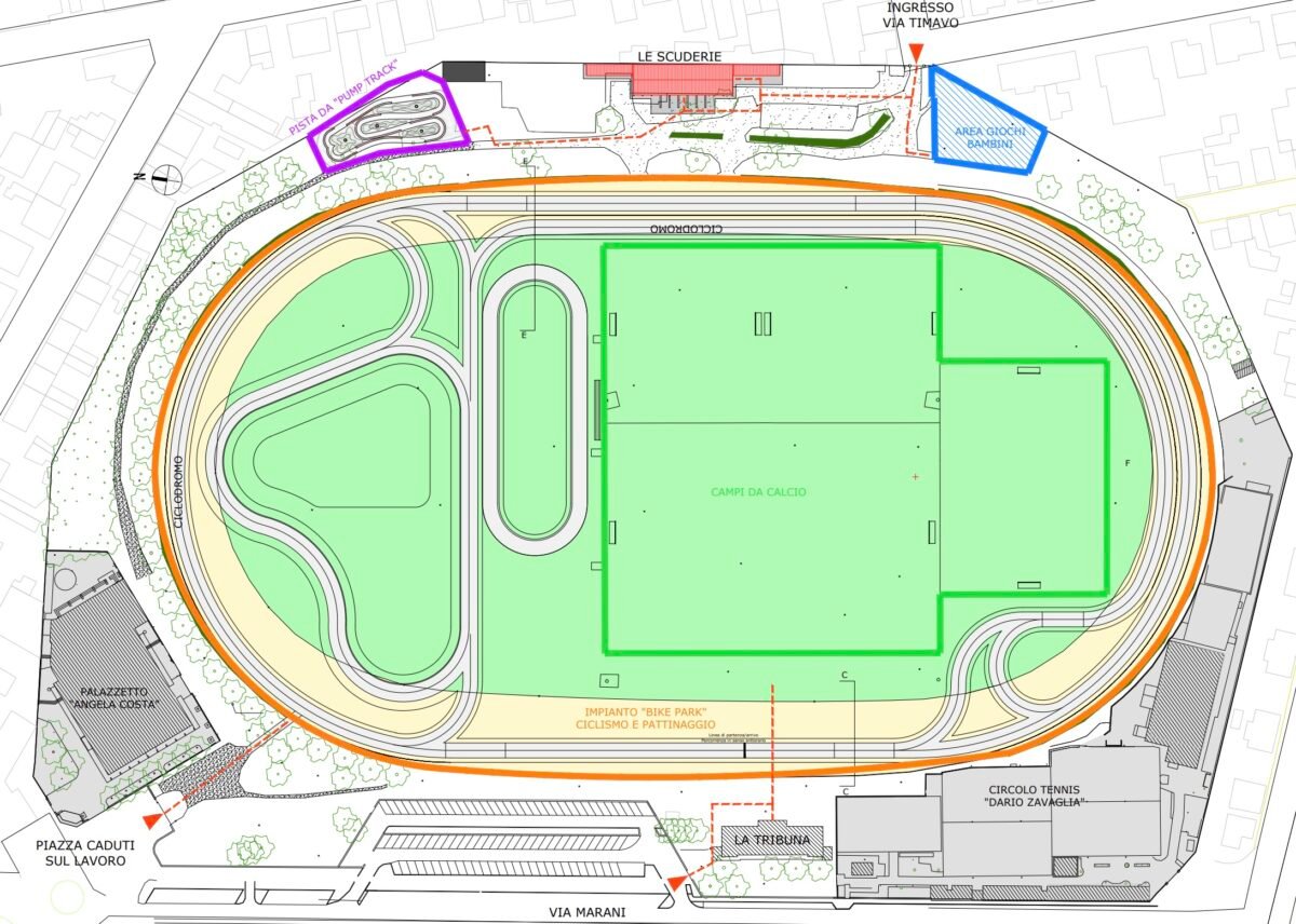Mappa Ex Ippodromo Scuderie