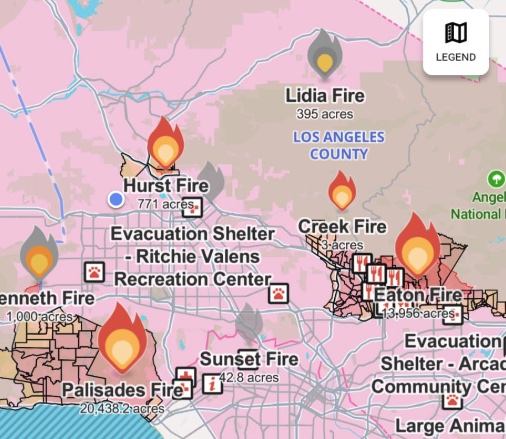 Mappa Incendi