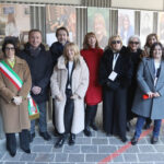 20 02 2025 Ravenna Confcommercio E Terziario Donne Di Confcommercio Tribunale Inaugurazione Pannelli Con Immagini Di Donne Del Passato E Del Presente Aida Morelli Pres Terziario Donne Ravenna , La Presidente Nazionale Anna Lapini , Pres Tribunale