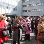 20 02 2025 Ravenna Confcommercio E Terziario Donne Di Confcommercio Tribunale Inaugurazione Pannelli Con Immagini Di Donne Del Passato E Del Presente Aida Morelli Pres Terziario Donne Ravenna , La Presidente Nazionale Anna Lapini , Pres Tribunale