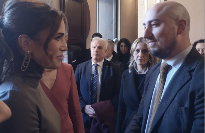 Visita Roma Sbaraglia Rania