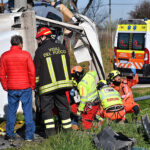 Incidente Stradala A Piangipane All'incrocio Tra Via Maccalone E Via Canala