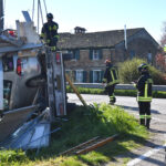 Incidente Stradala A Piangipane All'incrocio Tra Via Maccalone E Via Canala