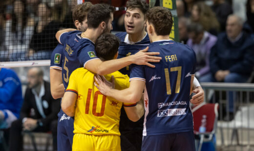 RAVENNA 16/02/2025. VOLLEY PALLAVOLO. Consar Ravenna Abba Pineto 3 2.