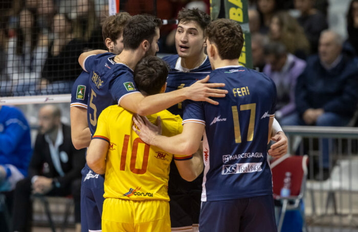 RAVENNA 16/02/2025. VOLLEY PALLAVOLO. Consar Ravenna Abba Pineto 3 2.