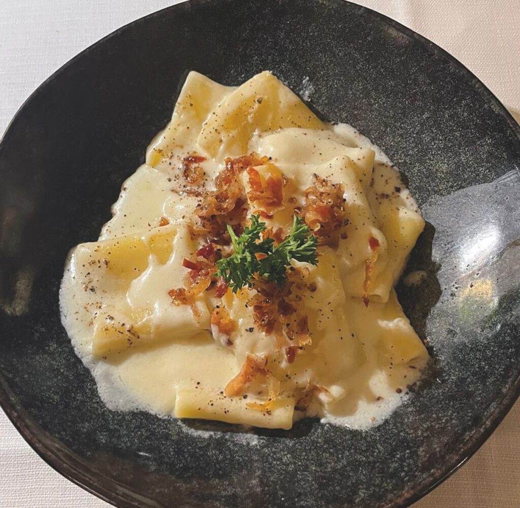 Byron Paccheri Cacio Pepe Guanciale