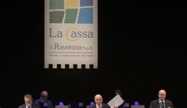 29 04 2025 Ravenna; Teatro Alighieri Assemblea Bilancio Della Cassa Di Ravenna Spa Patuelli Banca Banche 