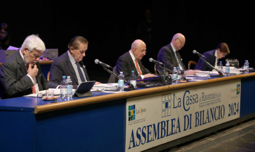 29 04 2025 Ravenna; Teatro Alighieri Assemblea Bilancio Della Cassa Di Ravenna Spa Patuelli Banca Banche