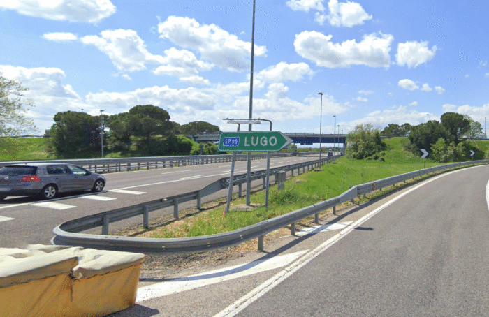 Svincolo Uscita Lugo Autostrada A14 Dir Carreggiata Nord