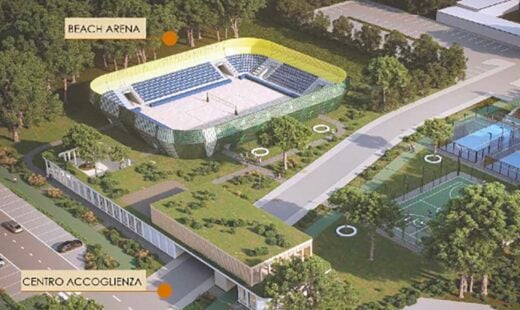Rendering Beach Arena Citta Sport Mima