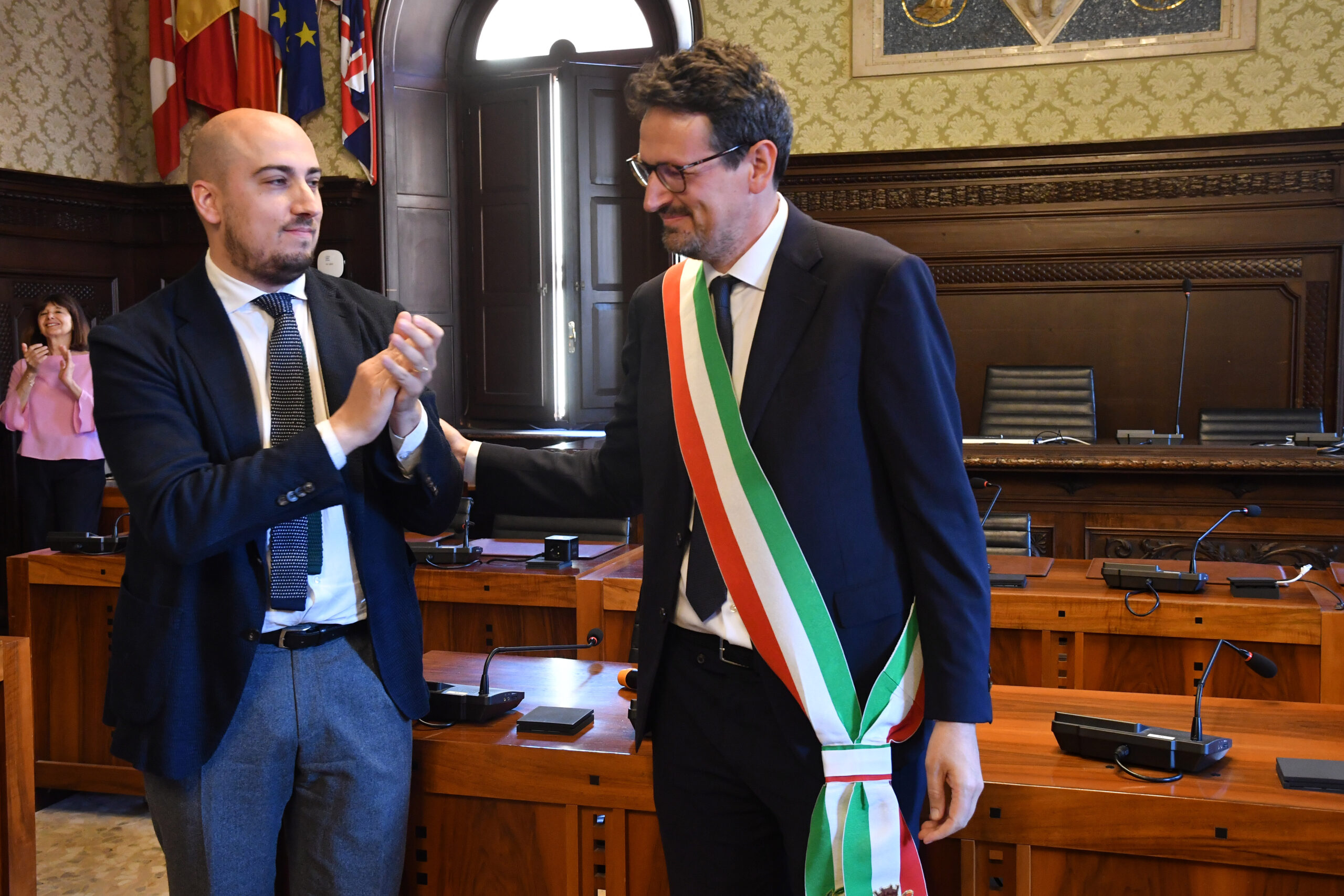 Barattoni sindaco fascia tricolore