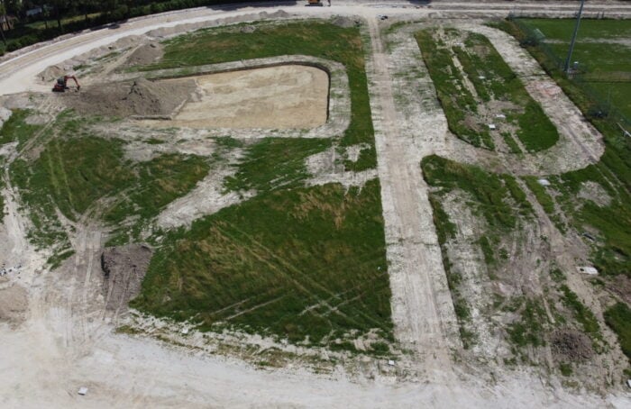 Lavori Bike Park Ex Ippodromo (foto Orano Boschi 3 Maggio 2025)