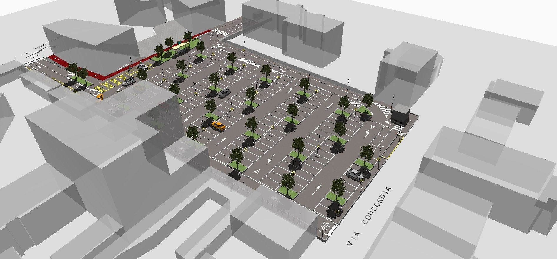 Rendering Nuova Piazza XIII Giugno Lugo (1)