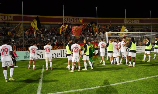 Calcio Tifosi Ravenna Pistoiese Festa Fine Partita