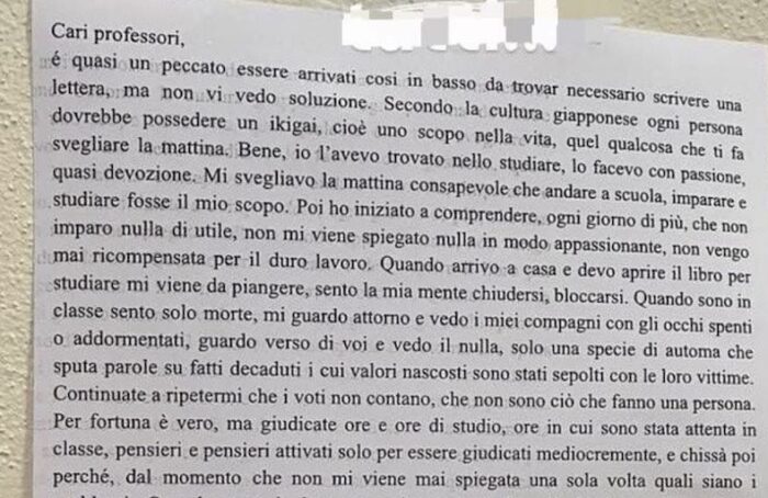 Lettera Galiano