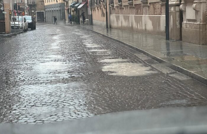 Via Mariani Allagata