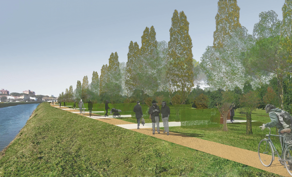 3 – Vista Della Passeggiata Lungo Il Canale