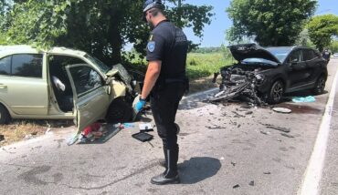 Incidente frontale Lido Adriano