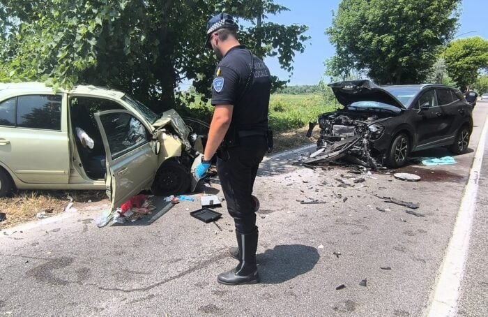Incidente frontale Lido Adriano
