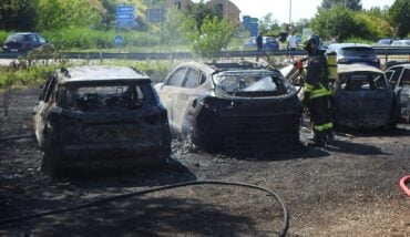 Foto Incendio Conselice