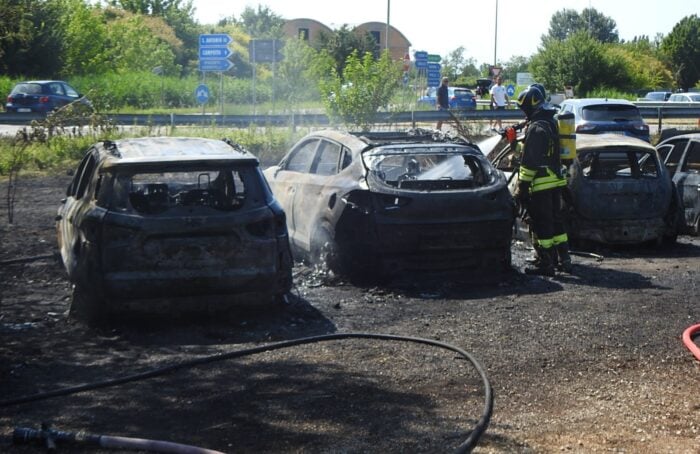 Foto Incendio Conselice