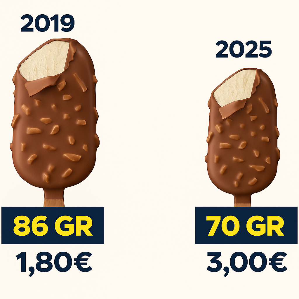 Inflazione Gelati Confezionati