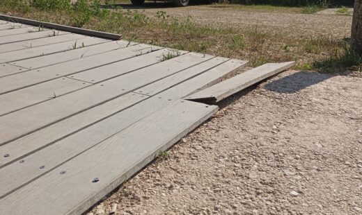 Parco Marittimo Legno Dissestato