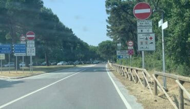 Telecamera senso unico viale delle Nazioni Marina di Ravenna