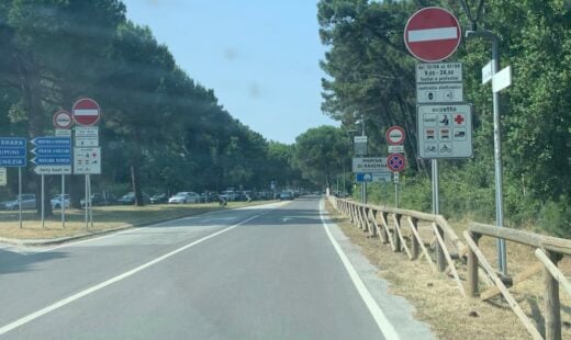 Telecamera senso unico viale delle Nazioni Marina di Ravenna