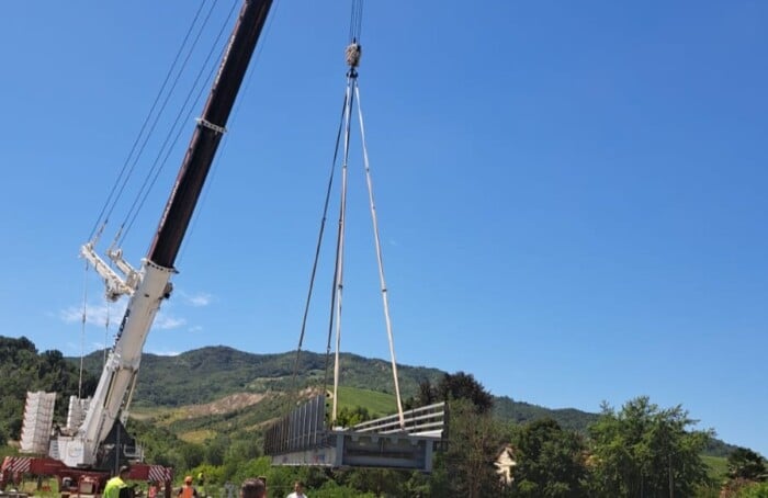 L'arrivo Del Ponte Bailey