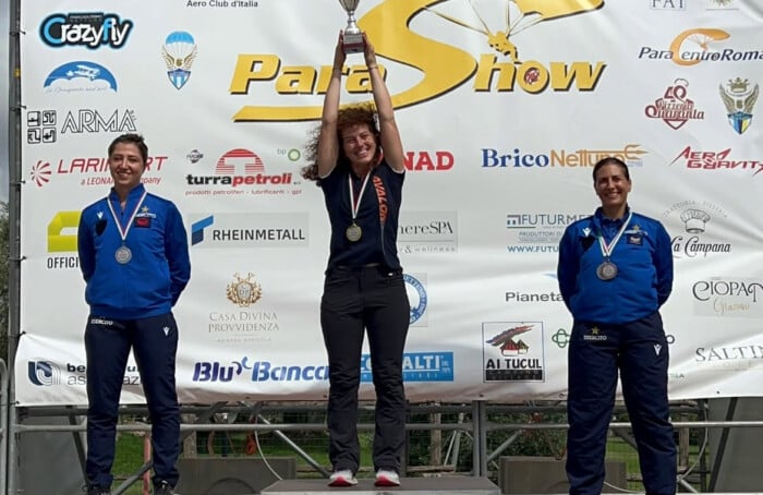 silvia magnani sul podio