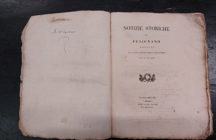 Il Libro Di Giuseppe Antonio Soriani Donato Alla Biblioteca Di Fusignano (3)