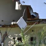 La zona rossa di Traversara un anno dopo l'alluvione del 19 settembre 2024