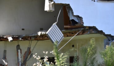 La zona rossa di Traversara un anno dopo l'alluvione del 19 settembre 2024 