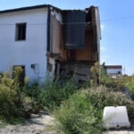 Case semi crollate a Traversara un anno dopo l'alluvione del 19 settembre 2024