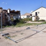 La zona rossa di Traversara un anno dopo l'alluvione del 19 settembre 2024