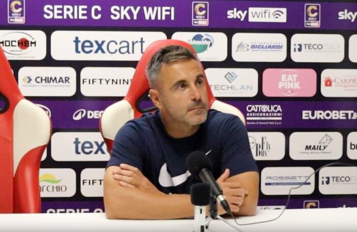 Mister Marchionni dopo la vittoria di Carpi