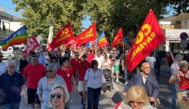 Corteo Cgil Ravenna Sciopero Gaza 