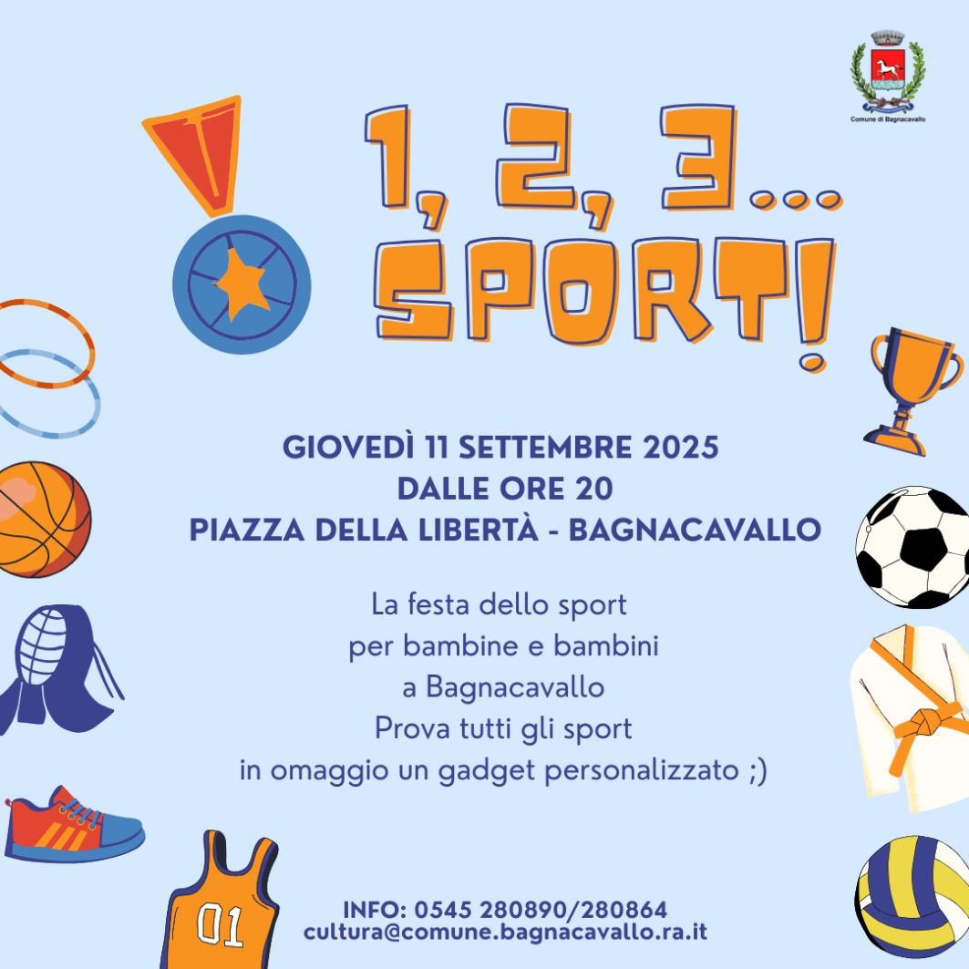 Locandina Festa Sport