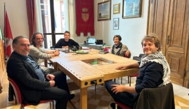 Biasioli Con La Giunta Di Conselice 