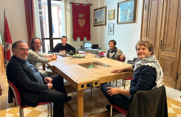 Biasioli Con La Giunta Di Conselice