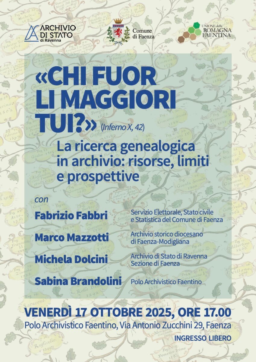 GenealogiaFaenza 17ott2025