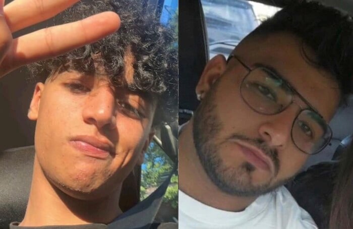 Yassine El Maarofi (a sinistra) e Manuel Tugnoli