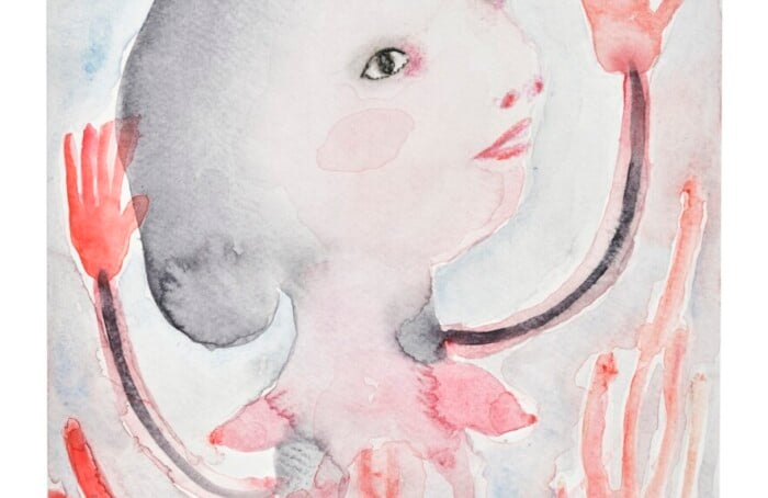 Francesca Cerfeda Sirena, Acquerello Su Carta, 2024, 21x30 Cm 1