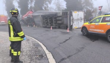 Incidente camion romea 