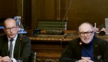 Il vicesindaco Fusignani con il primo firmatario della petizione Patrizi 