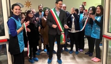 Il taglio del nastro del nido di via Canalazzo 