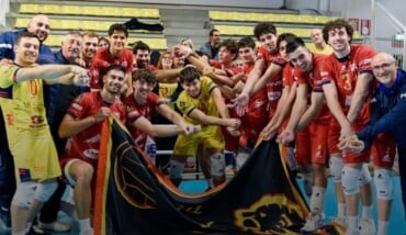 La festa della Consar dopo la vittoria contro Cantù 