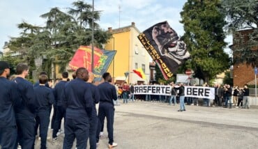Tifosi Ravenna Partenza Livorno 